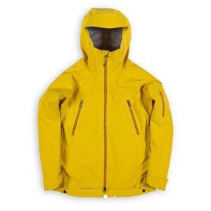 Beringia St Elias Ski Jacket (hard shell) Color Aurelian Yellow Size: medium
